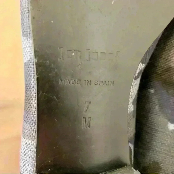 Anthropologie Jon Josef Gatsby Camo Print Pointed Toe Loafer Size 7M - Picture 5 of 7